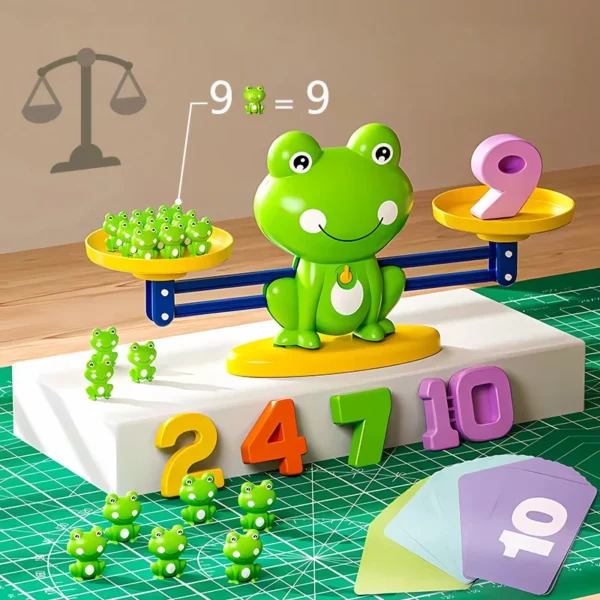 Early Education Educational Mathematics Teaching, Frog Balance Intelligence Development, Kidsren's Cognitive Logical Thinking